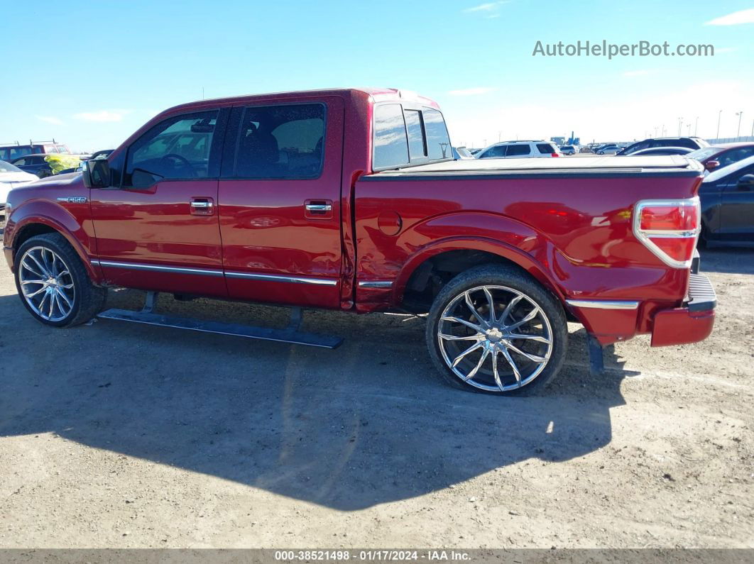 2014 Ford F-150 Platinum Красный vin: 1FTFW1CF6EFB16712