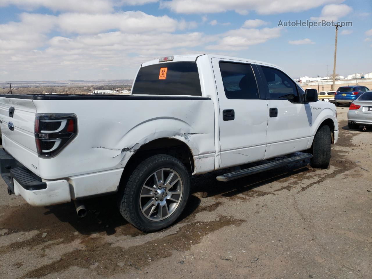 2014 Ford F150 Supercrew White vin: 1FTFW1CF6EKE39018