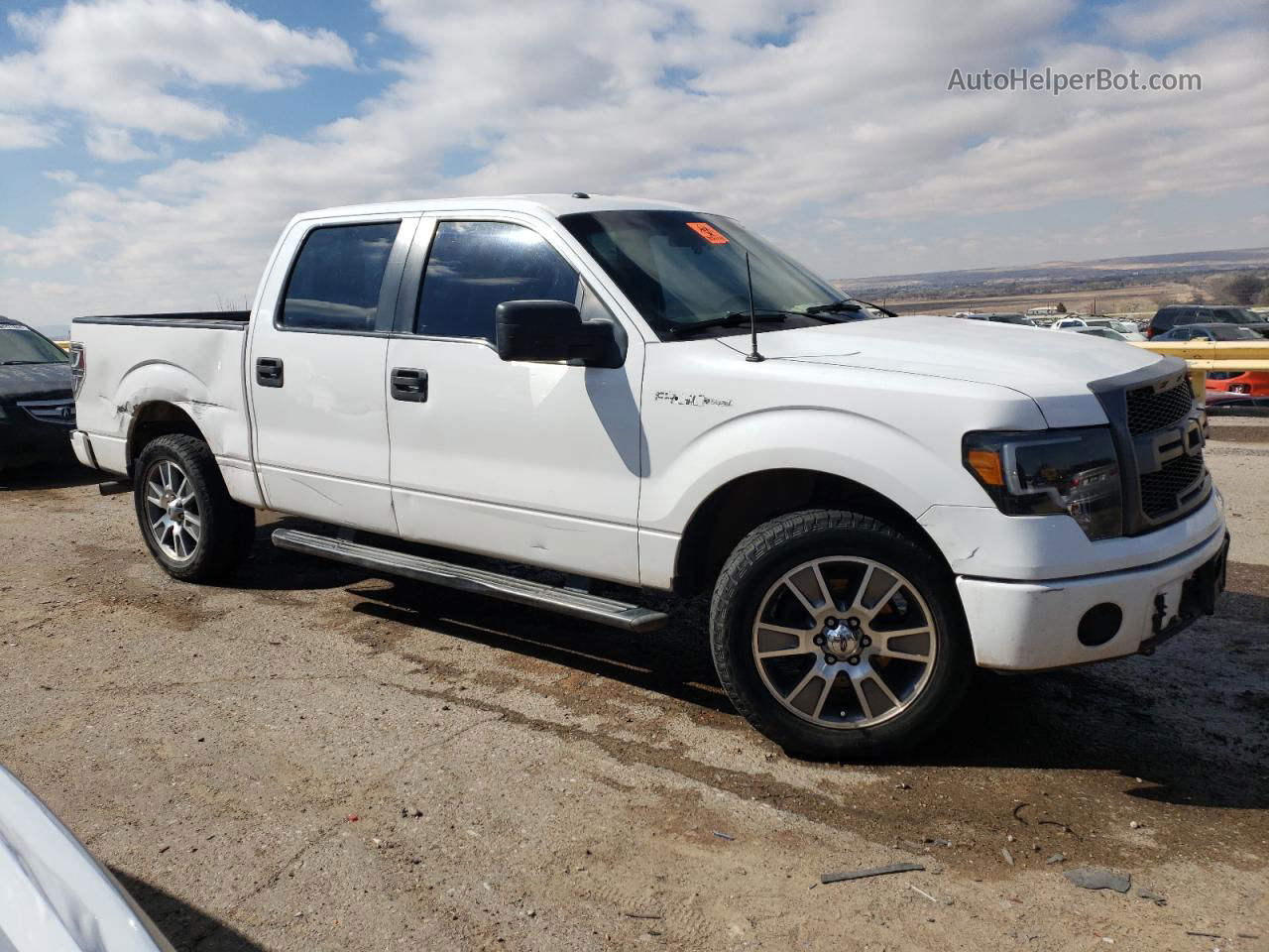 2014 Ford F150 Supercrew White vin: 1FTFW1CF6EKE39018