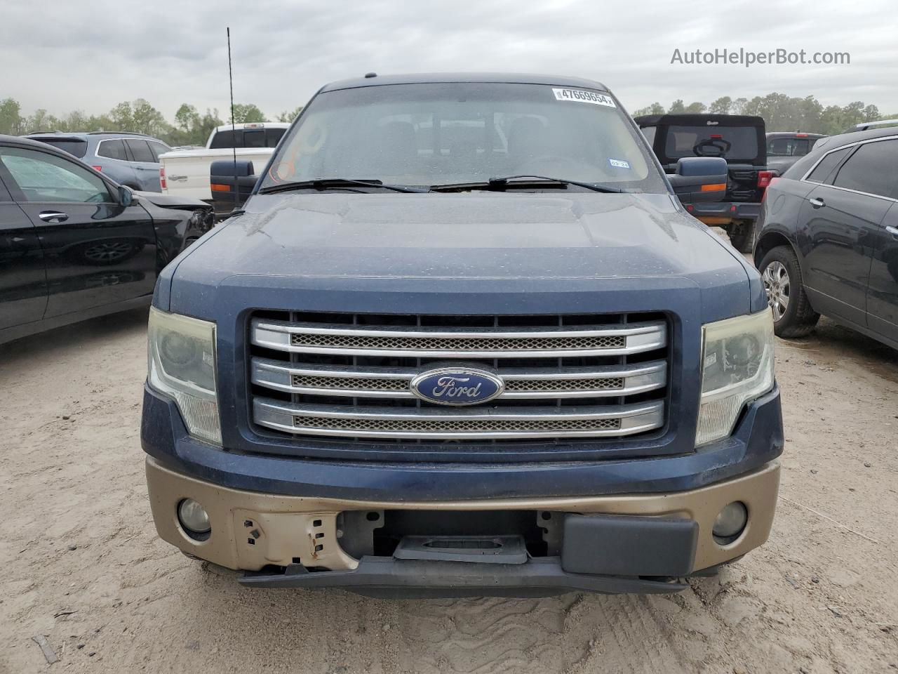 2014 Ford F150 Supercrew Двухцветный vin: 1FTFW1CF6EKF04028