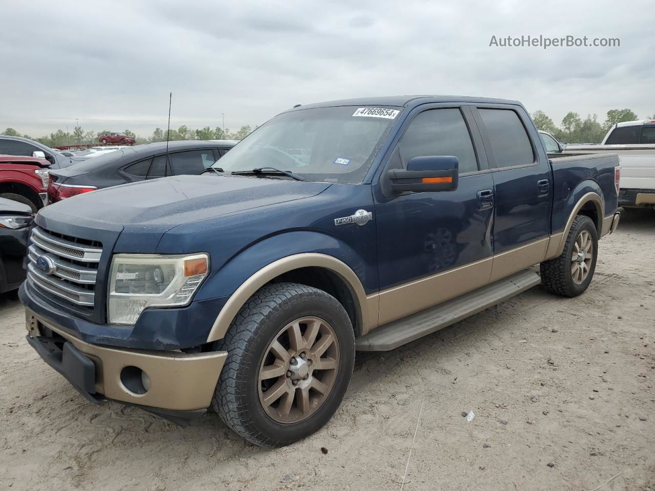 2014 Ford F150 Supercrew Двухцветный vin: 1FTFW1CF6EKF04028