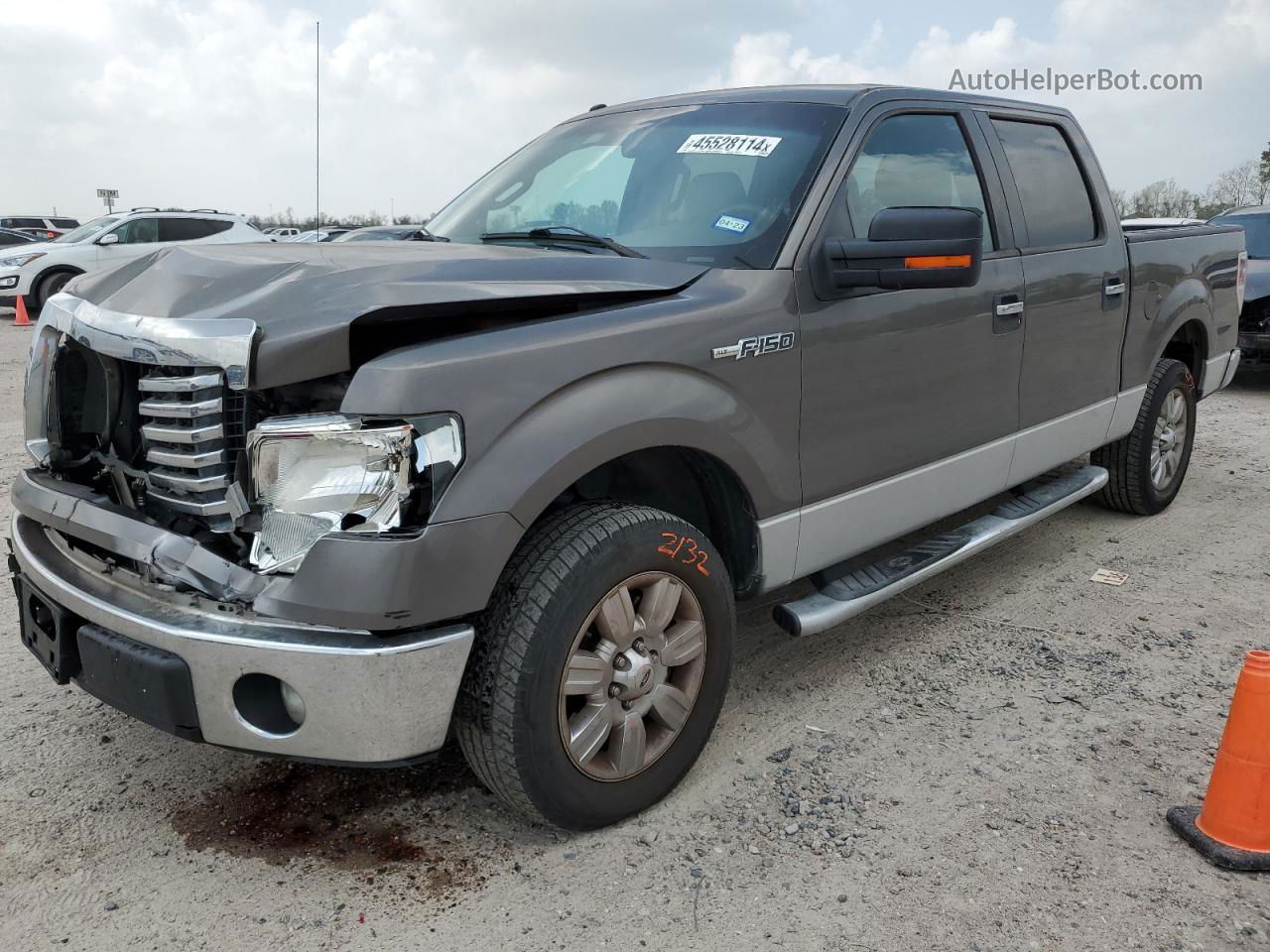 2011 Ford F150 Supercrew Gray vin: 1FTFW1CF8BFB41901