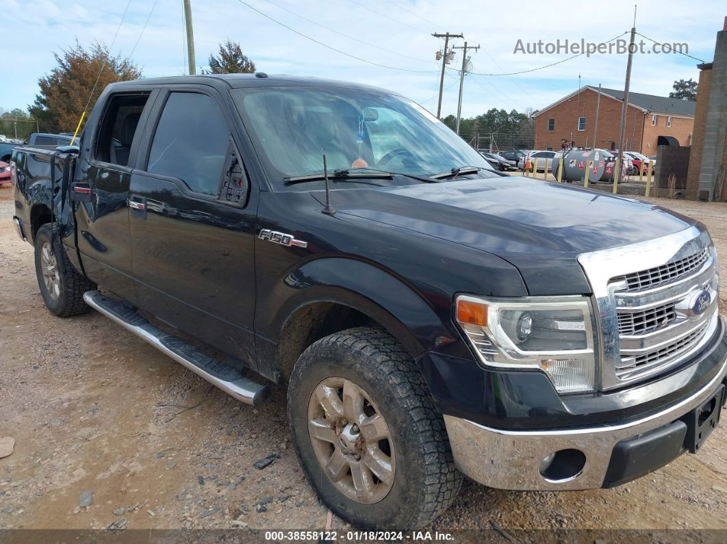 2014 Ford F-150 Xlt Black vin: 1FTFW1CF8EFA41107