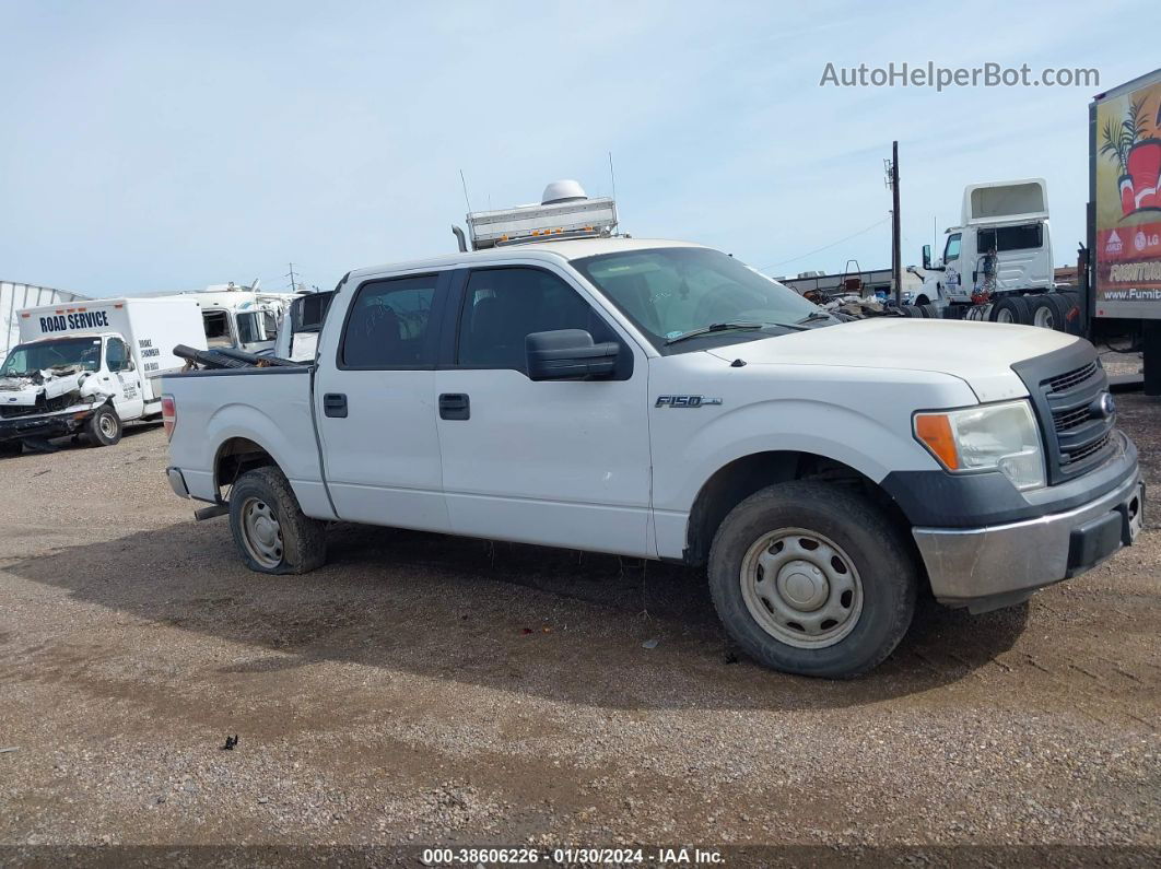 2014 Ford F-150 Xl White vin: 1FTFW1CF8EKD46503