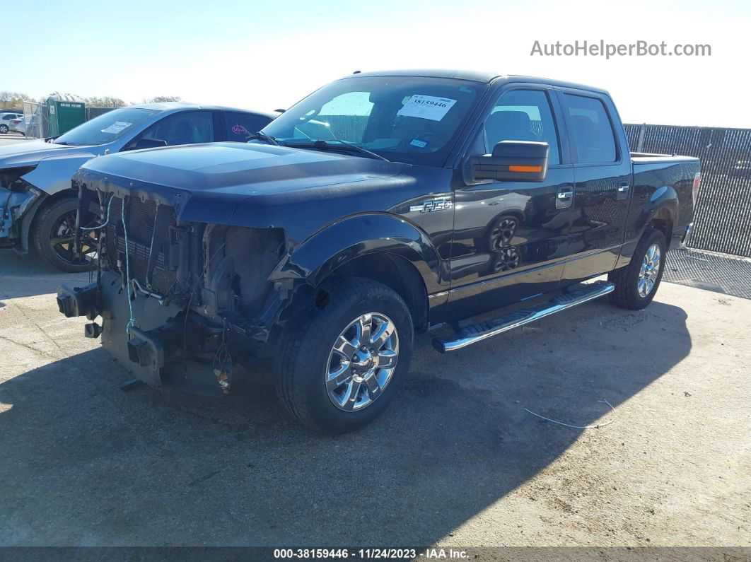 2014 Ford F-150 Xlt Black vin: 1FTFW1CF8EKG41732