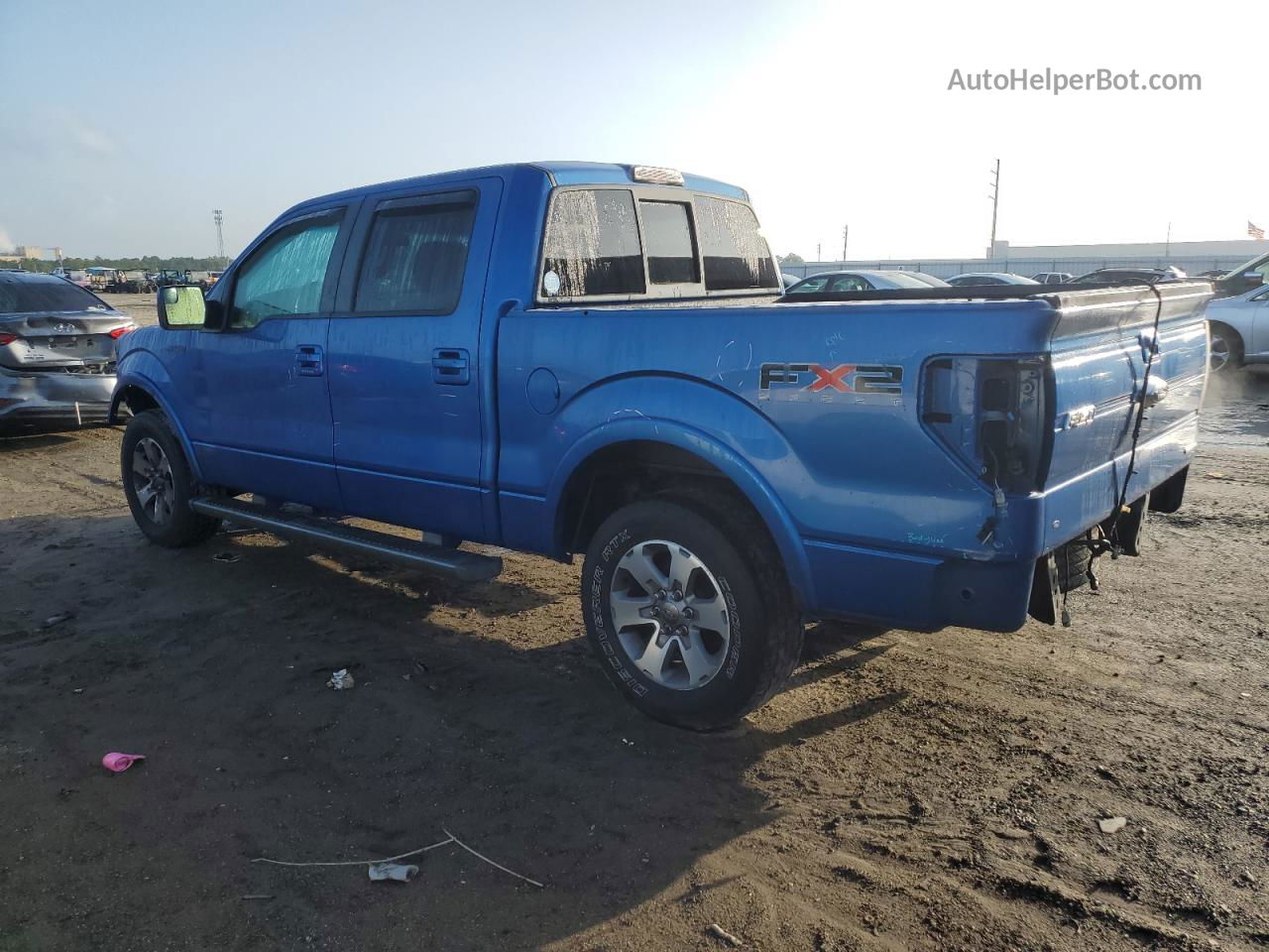 2011 Ford F150 Supercrew Blue vin: 1FTFW1CF9BKD02716