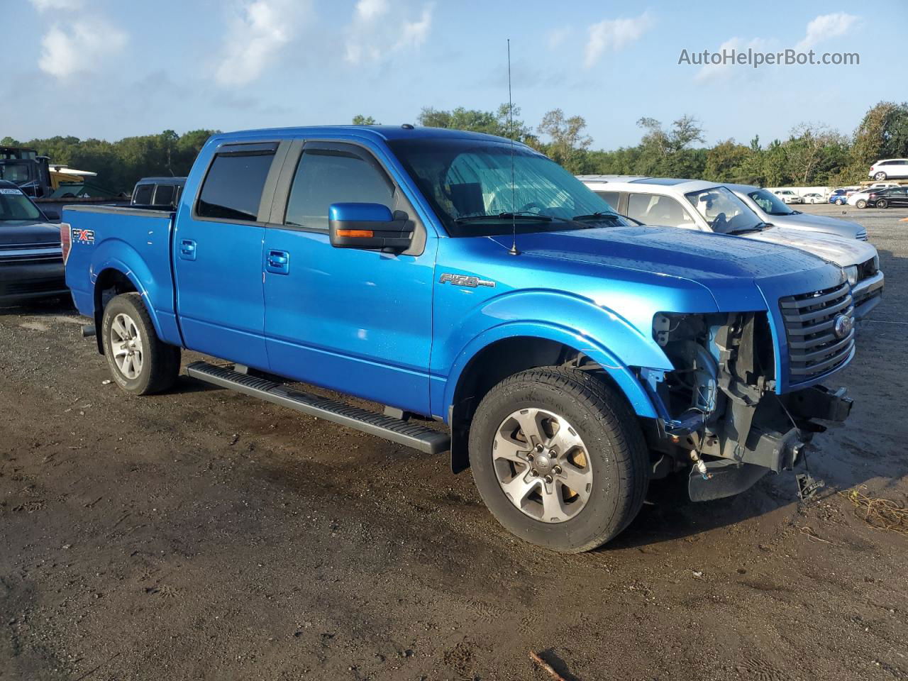 2011 Ford F150 Supercrew Blue vin: 1FTFW1CF9BKD02716