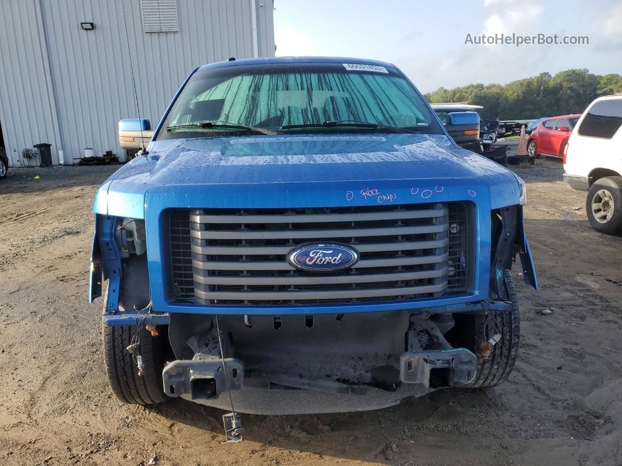 2011 Ford F150 Supercrew Blue vin: 1FTFW1CF9BKD02716