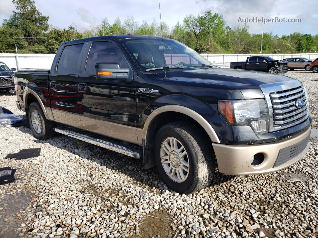 2011 Ford F150 Supercrew Черный vin: 1FTFW1CF9BKD55626