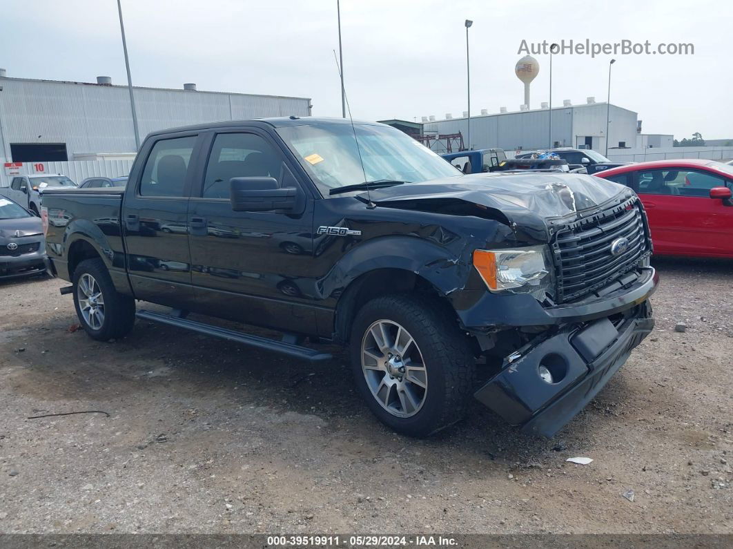 2014 Ford F-150 Stx Black vin: 1FTFW1CF9EKF90743