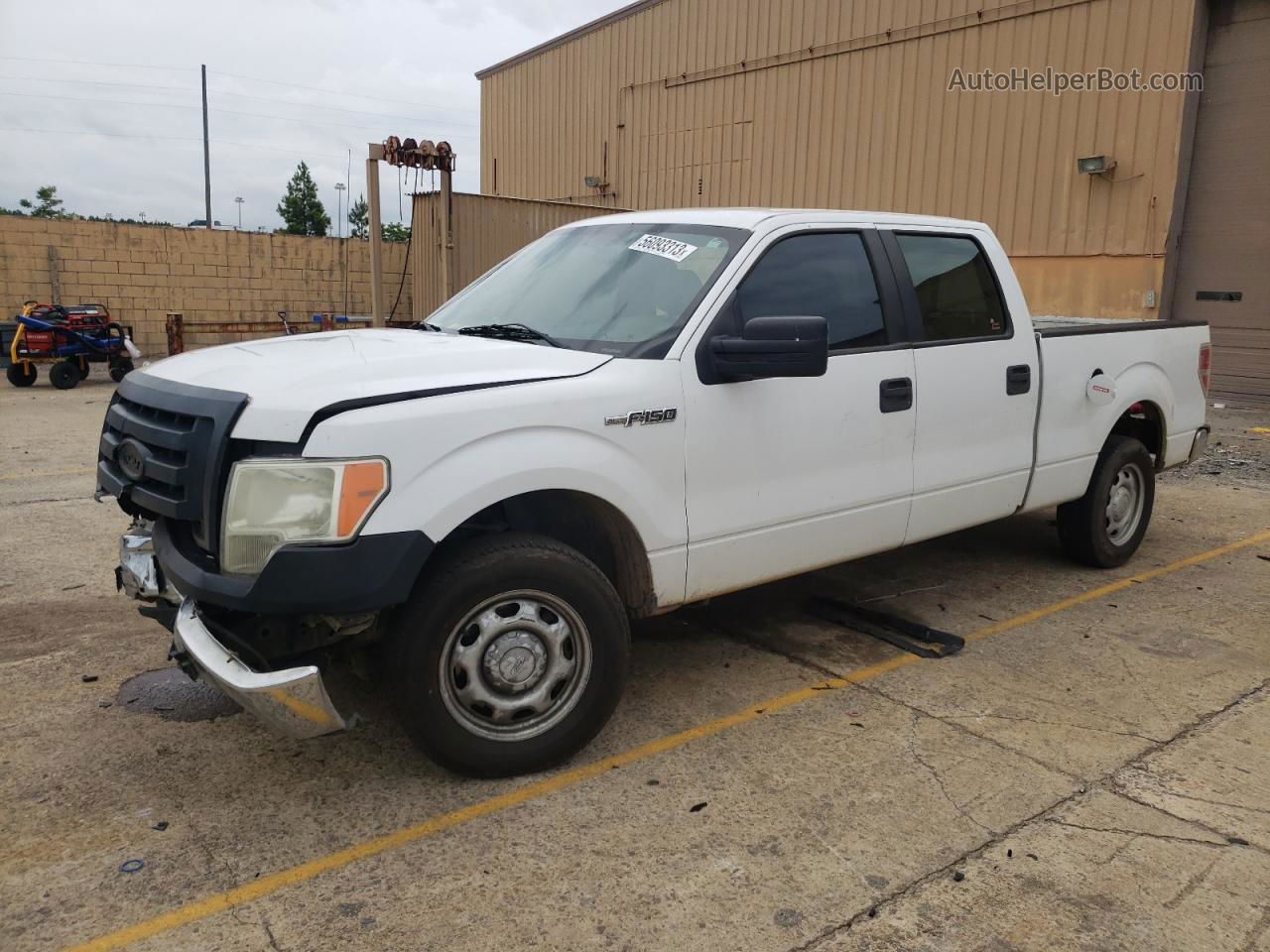 2011 Ford F150 Supercrew White vin: 1FTFW1CFXBFC75258