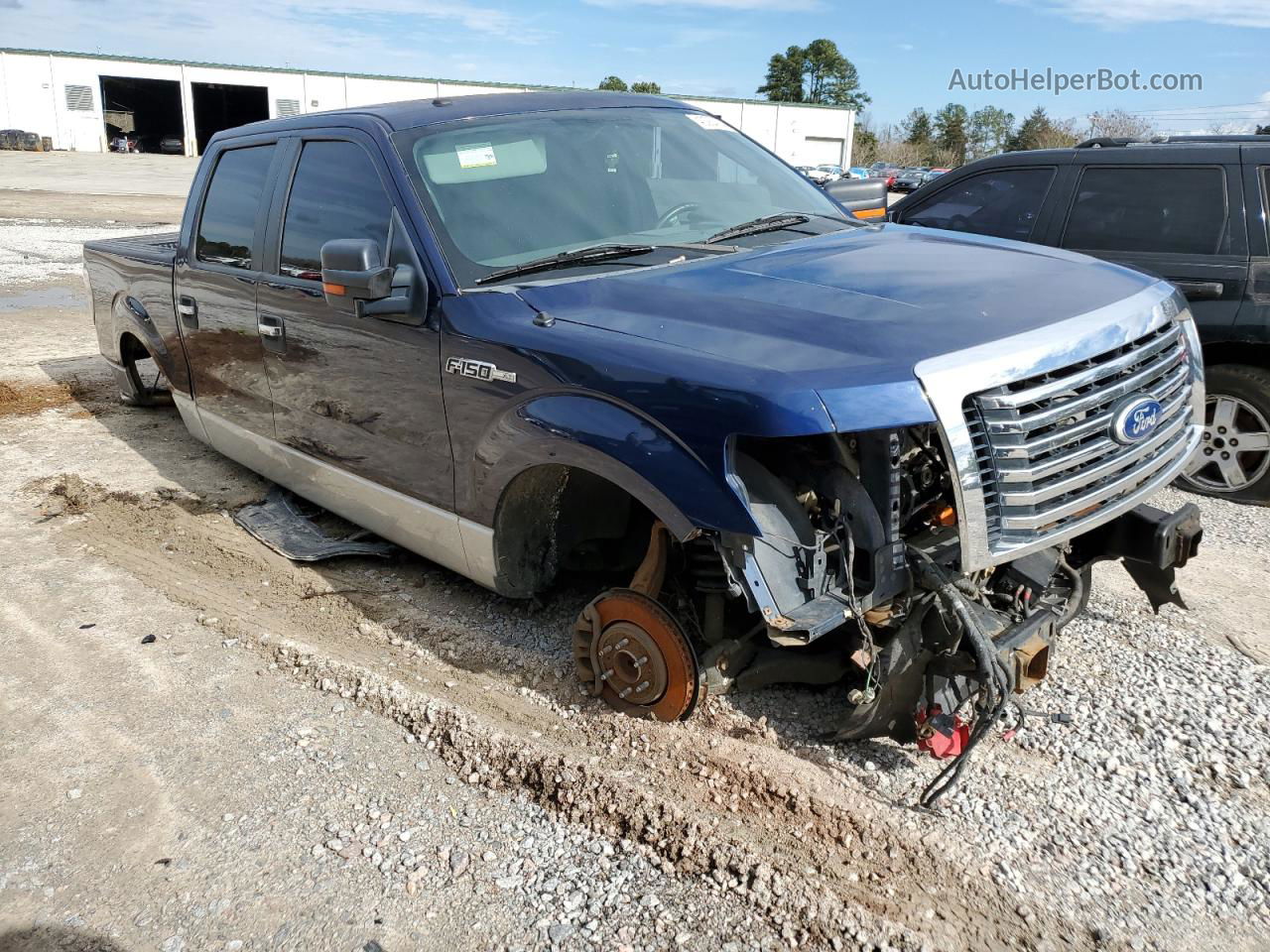 2011 Ford F150 Supercrew Blue vin: 1FTFW1CFXBKD07780