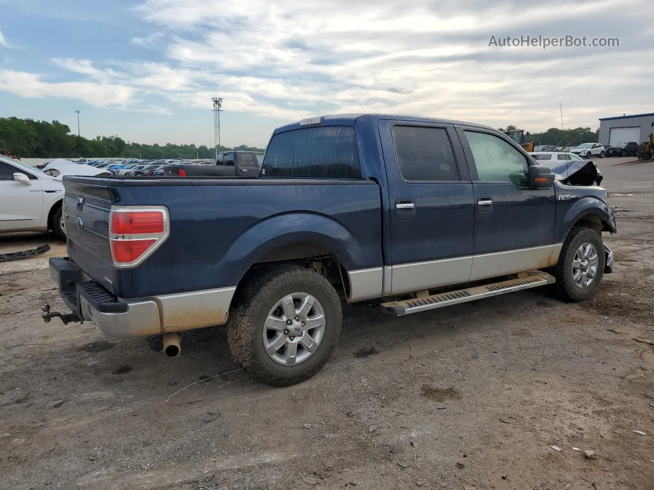 2014 Ford F150 Supercrew Blue vin: 1FTFW1CFXEFD09378