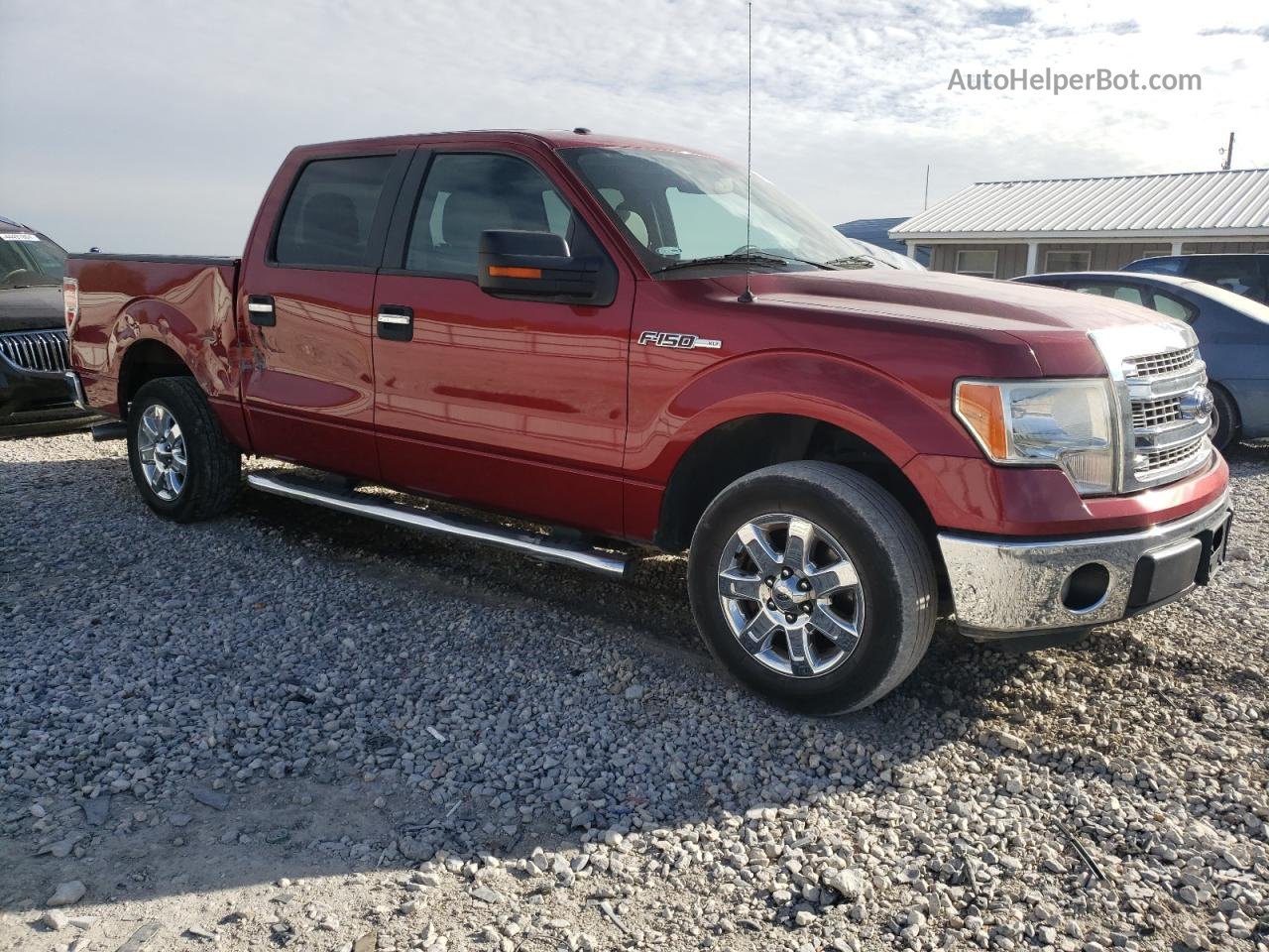 2014 Ford F150 Supercrew Red vin: 1FTFW1CFXEKF21804