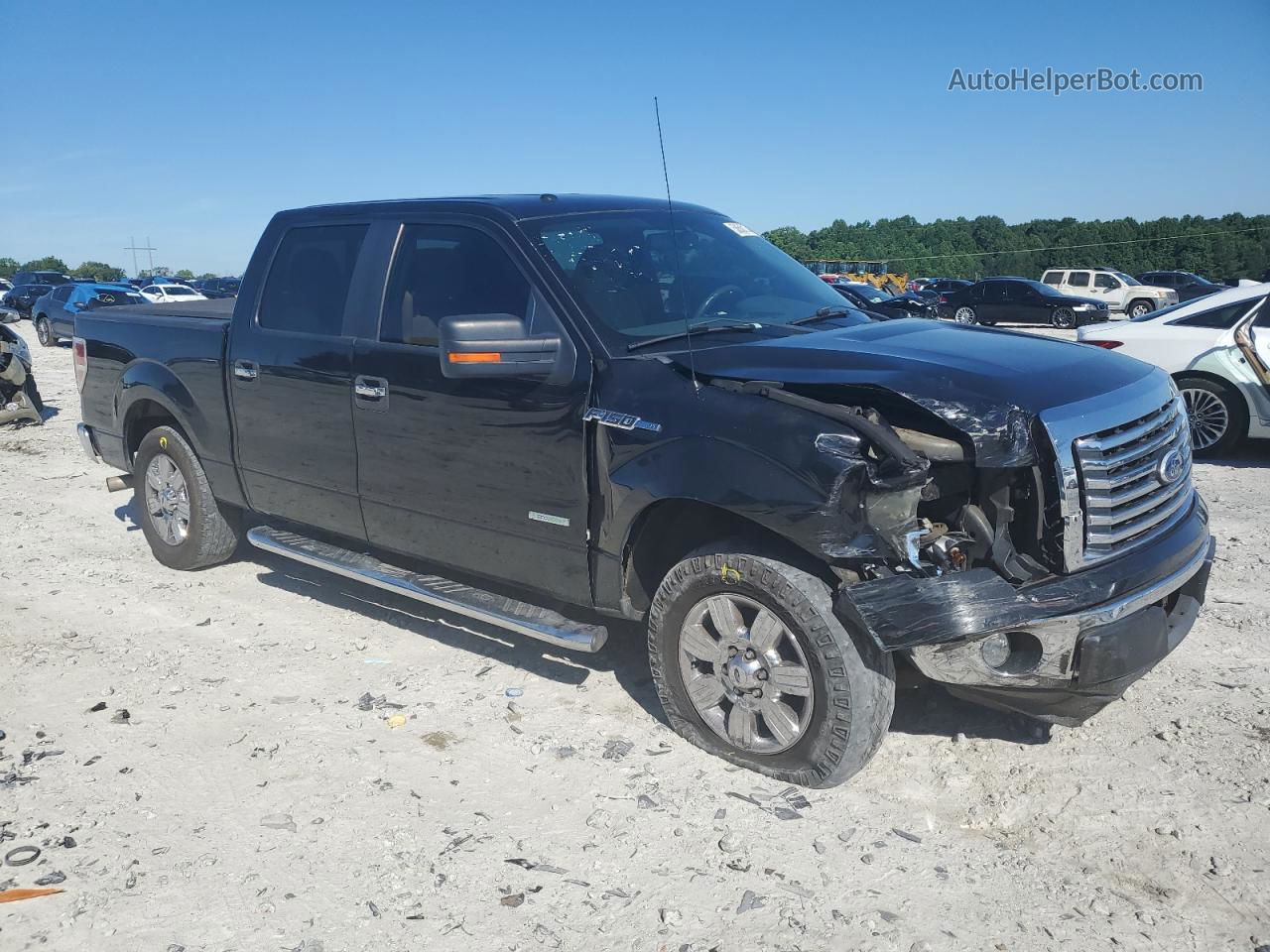 2011 Ford F150 Supercrew Black vin: 1FTFW1CT0BFA57383