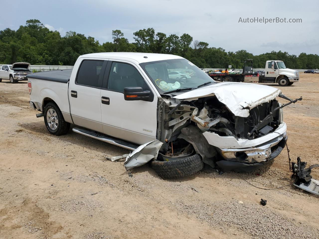 2011 Ford F150 Supercrew White vin: 1FTFW1CT0BFA82896