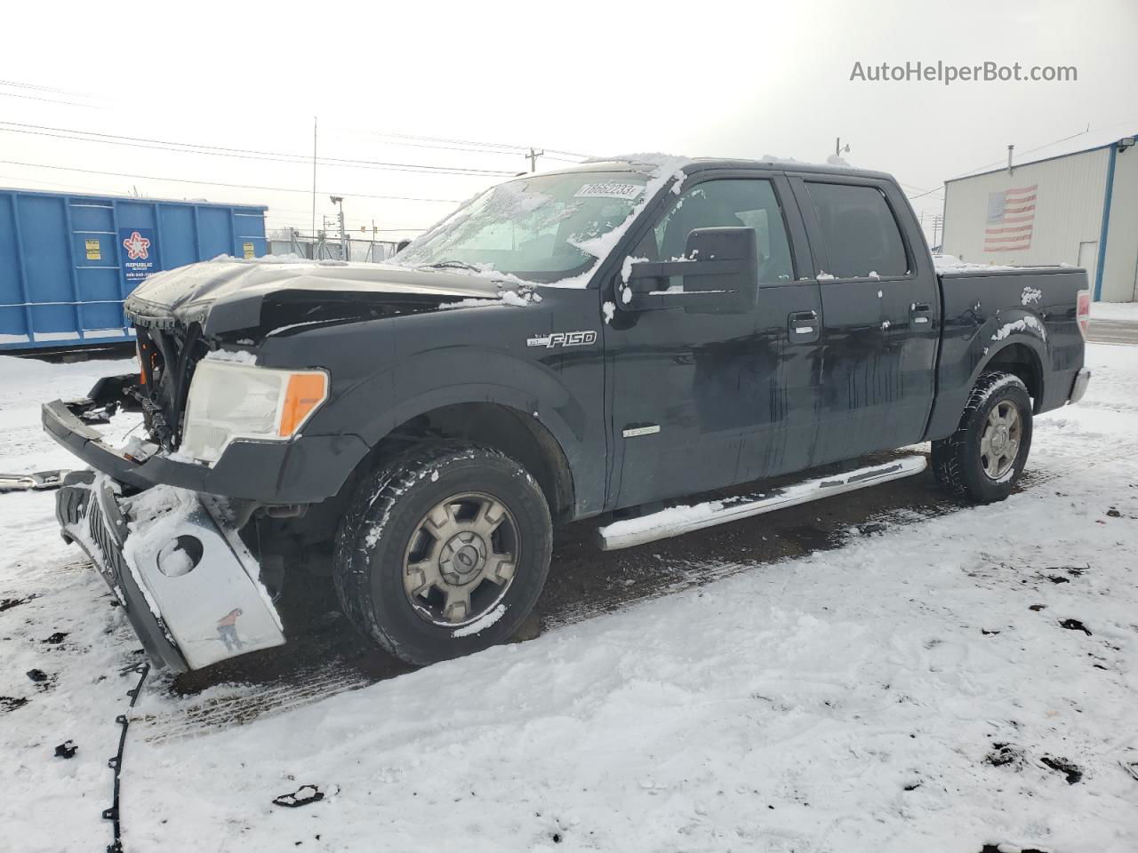 2011 Ford F150 Supercrew Black vin: 1FTFW1CT1BFD31755