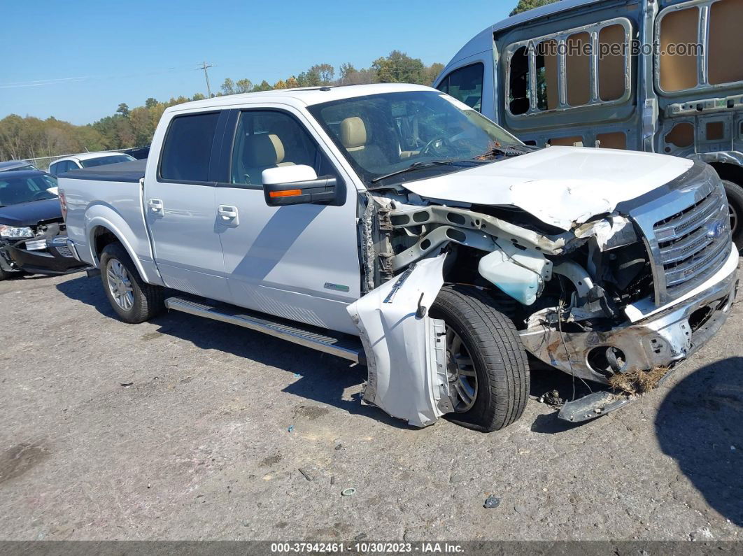 2014 Ford F-150 Lariat Белый vin: 1FTFW1CT1EKE72241