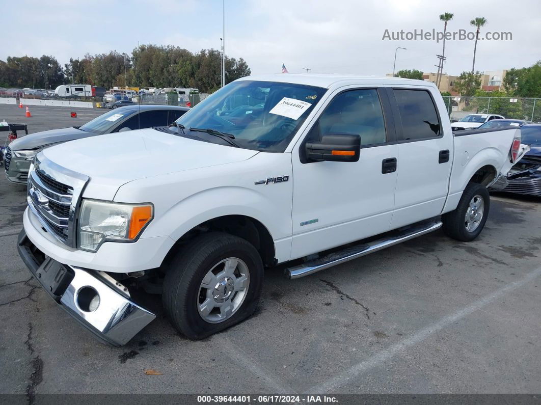 2014 Ford F-150 Xlt White vin: 1FTFW1CT1EKG52321