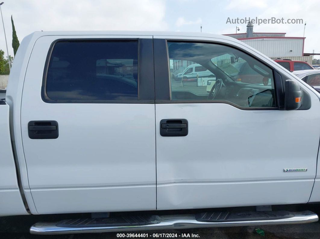 2014 Ford F-150 Xlt White vin: 1FTFW1CT1EKG52321