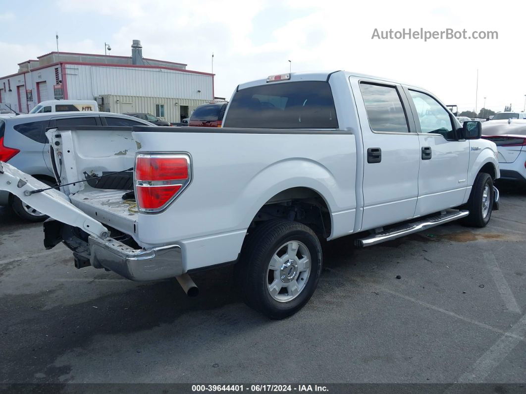 2014 Ford F-150 Xlt White vin: 1FTFW1CT1EKG52321