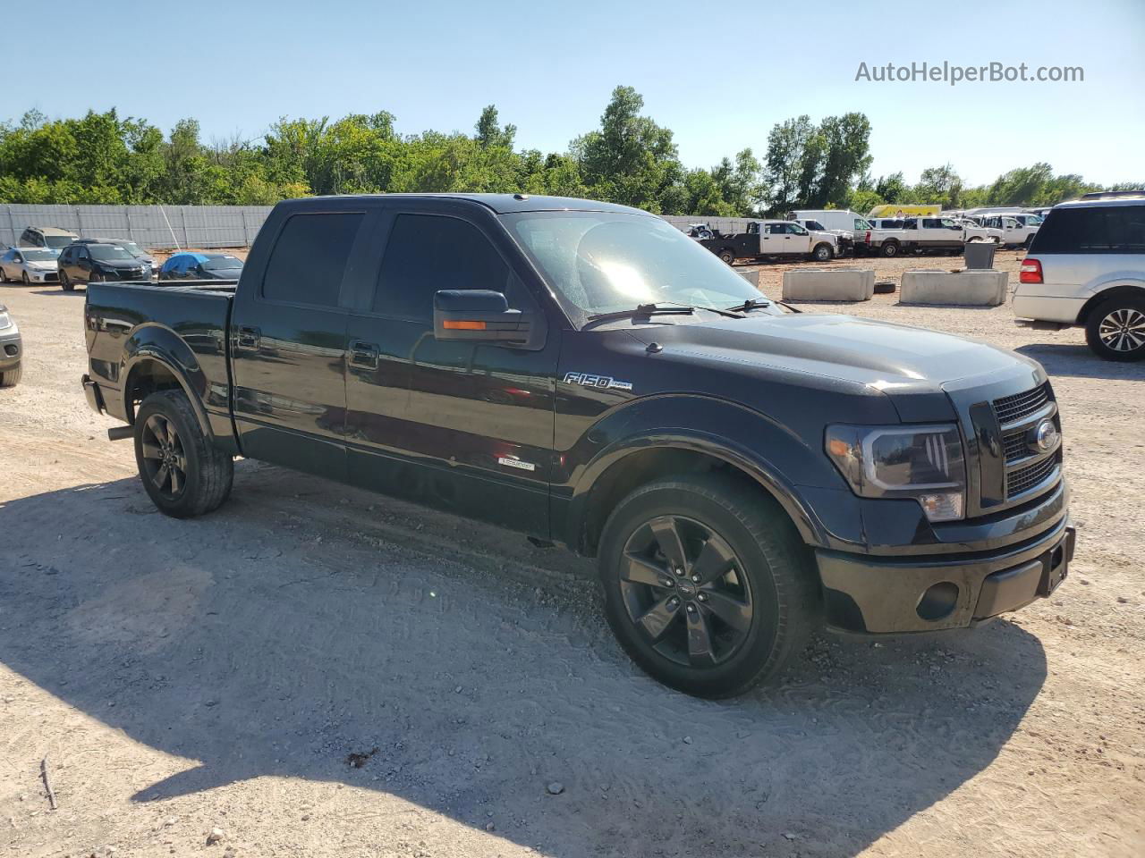 2011 Ford F150 Supercrew Black vin: 1FTFW1CT2BFC04691