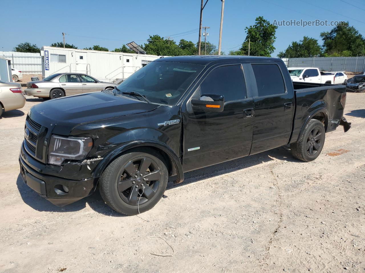 2011 Ford F150 Supercrew Черный vin: 1FTFW1CT2BFC04691