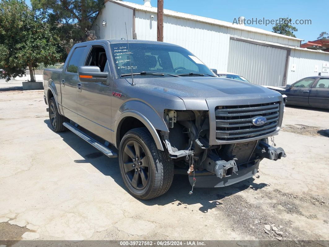 2014 Ford F-150 Fx2 Gray vin: 1FTFW1CT2EFB31147