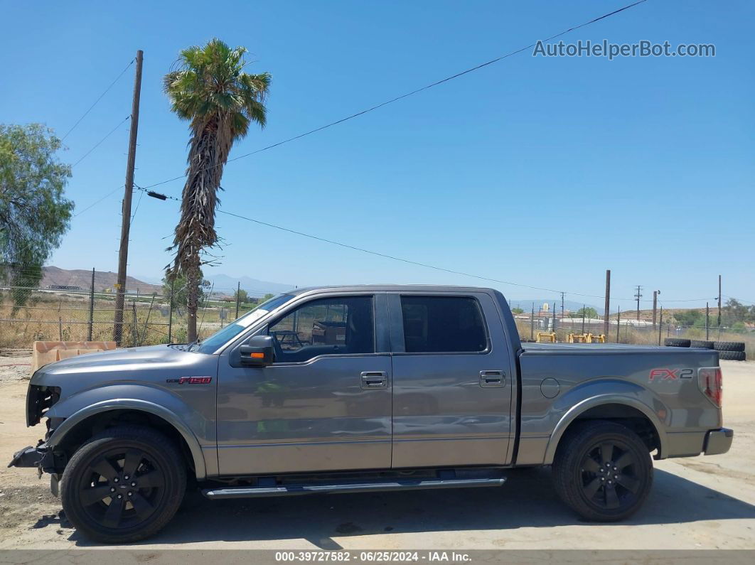 2014 Ford F-150 Fx2 Gray vin: 1FTFW1CT2EFB31147