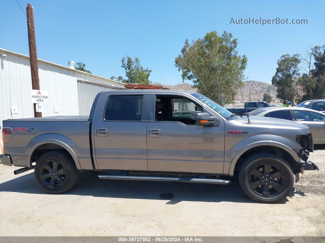 2014 Ford F-150 Fx2 Gray vin: 1FTFW1CT2EFB31147