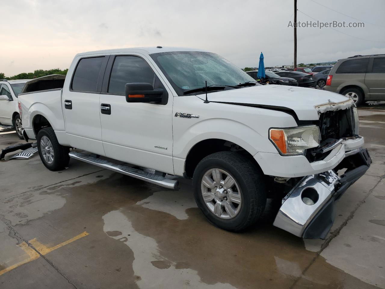 2011 Ford F150 Supercrew White vin: 1FTFW1CT3BKE01795