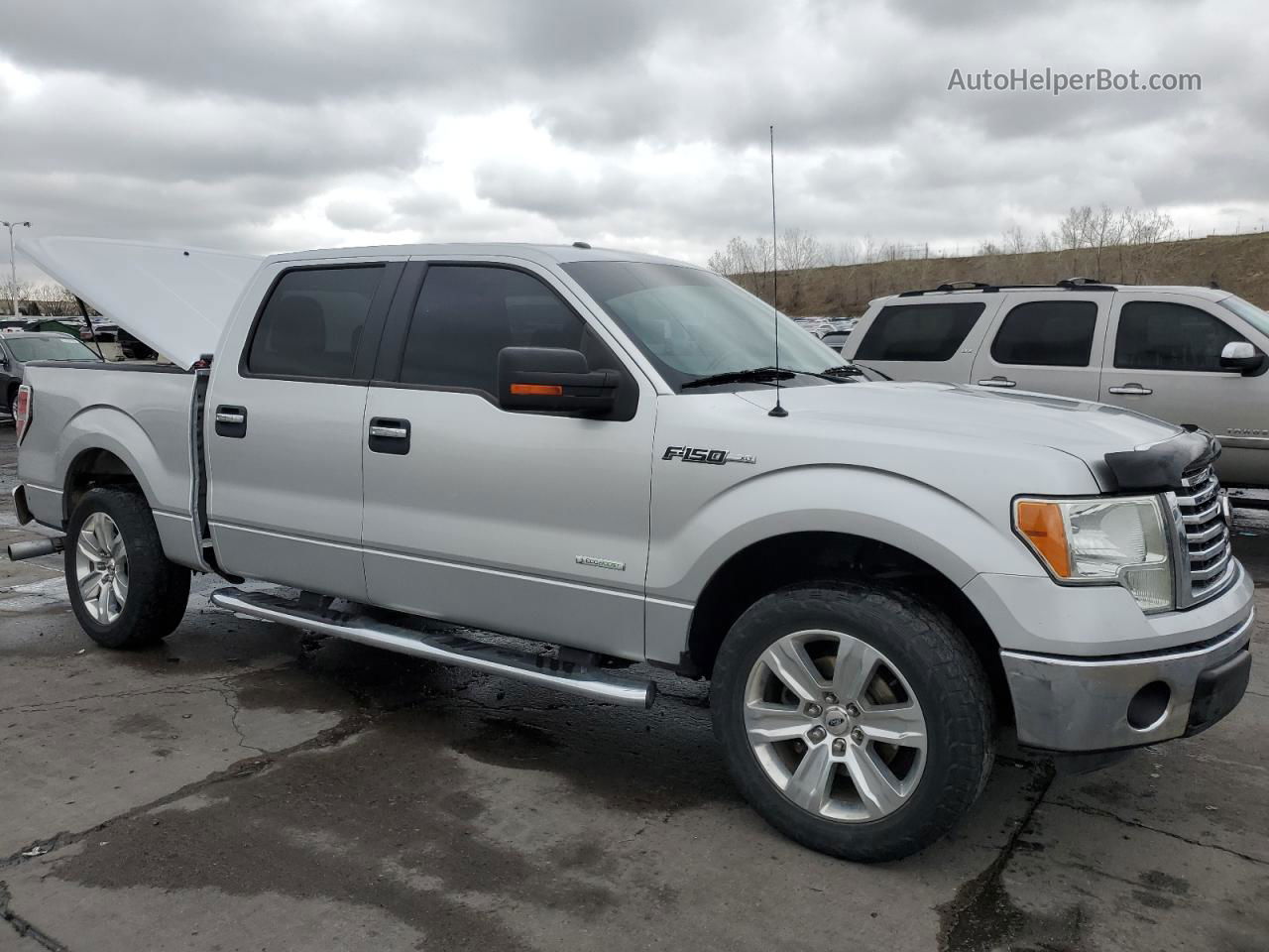 2011 Ford F150 Supercrew Silver vin: 1FTFW1CT4BFB02213