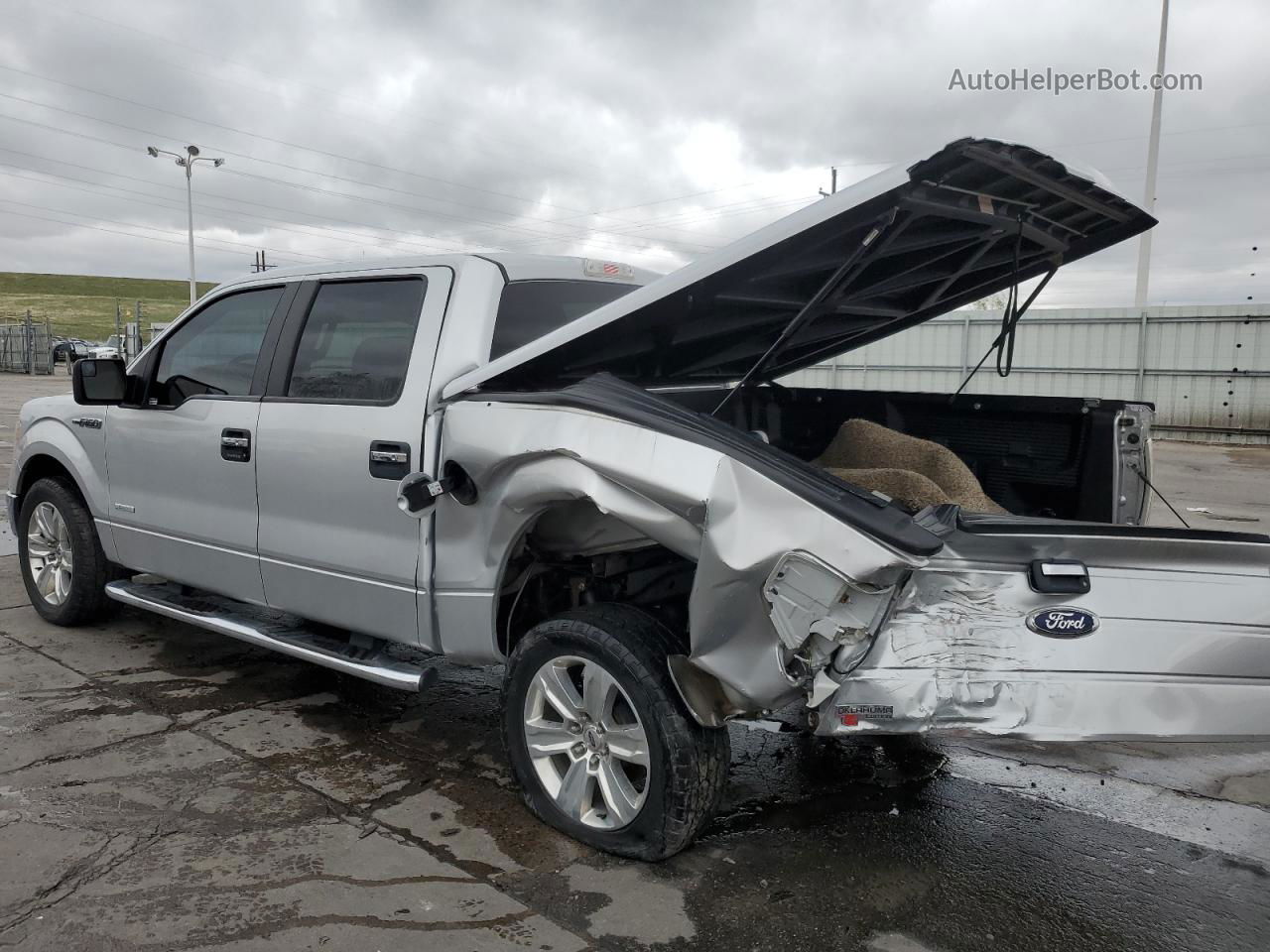 2011 Ford F150 Supercrew Silver vin: 1FTFW1CT4BFB02213