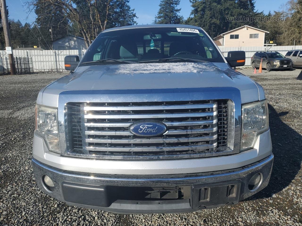 2011 Ford F150 Supercrew Silver vin: 1FTFW1CT4BFB80474