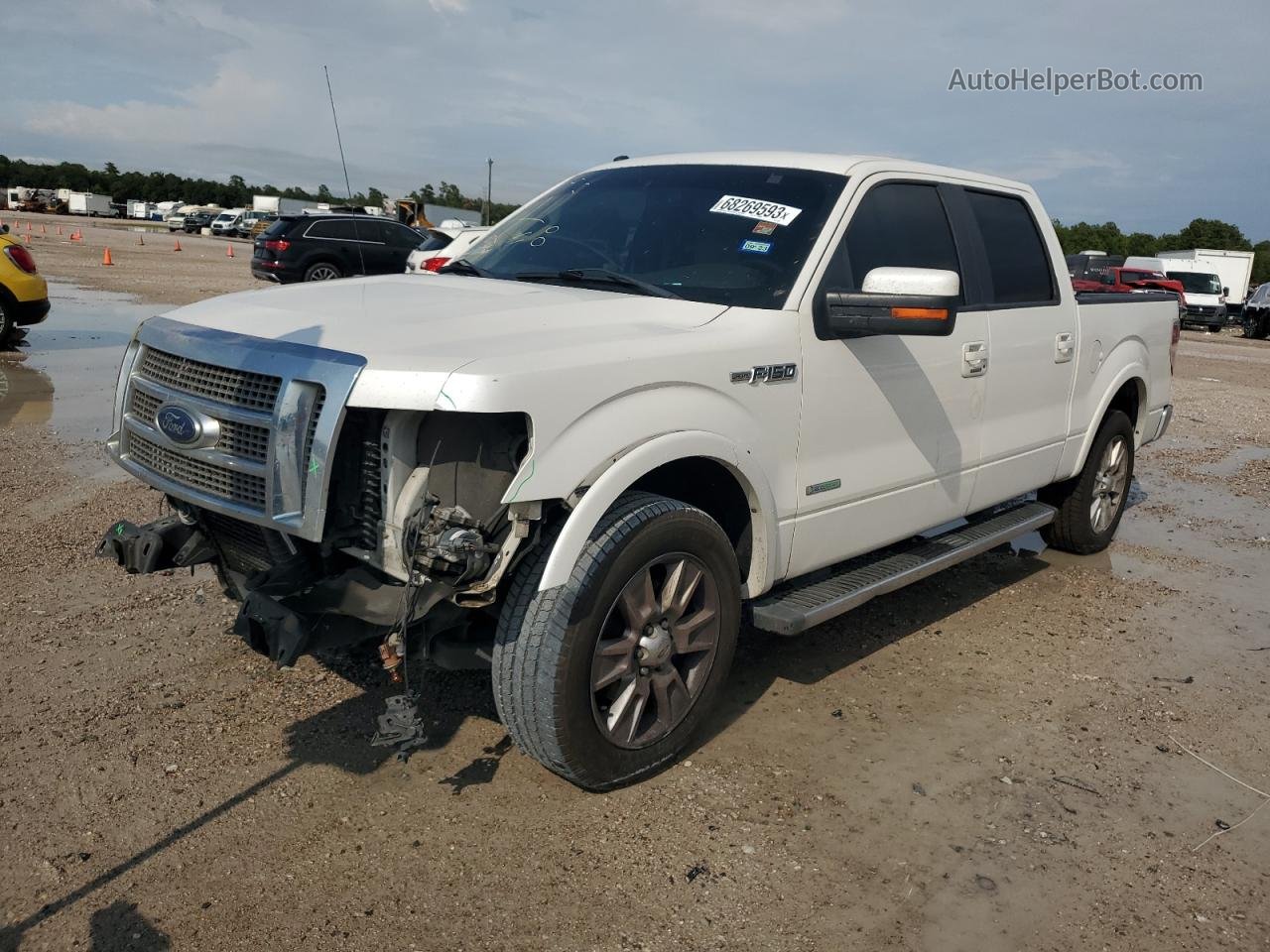 2011 Ford F150 Supercrew White vin: 1FTFW1CT5BFB10062
