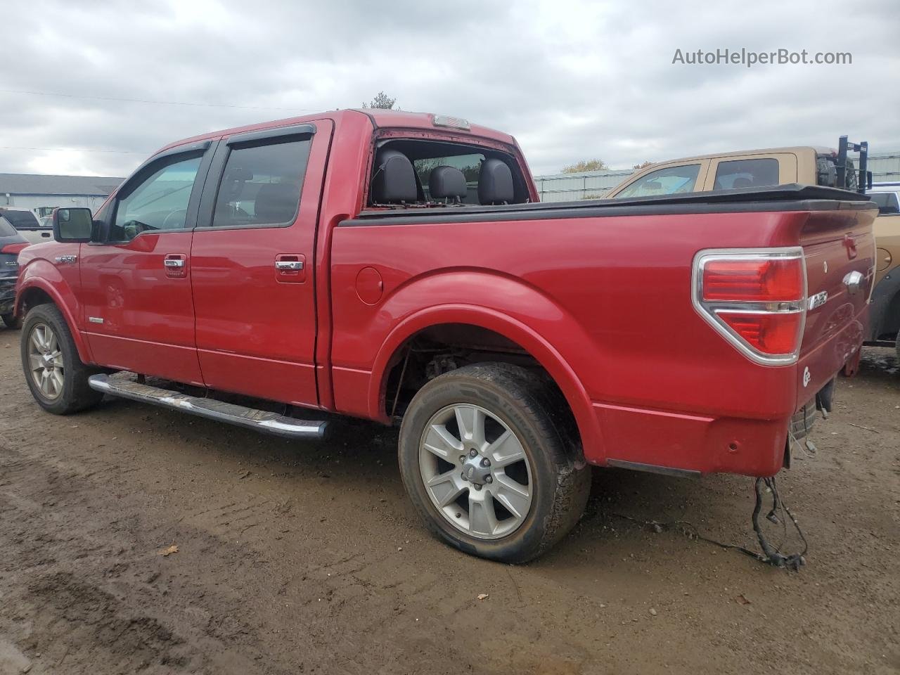 2011 Ford F150 Supercrew Red vin: 1FTFW1CT5BFB70097
