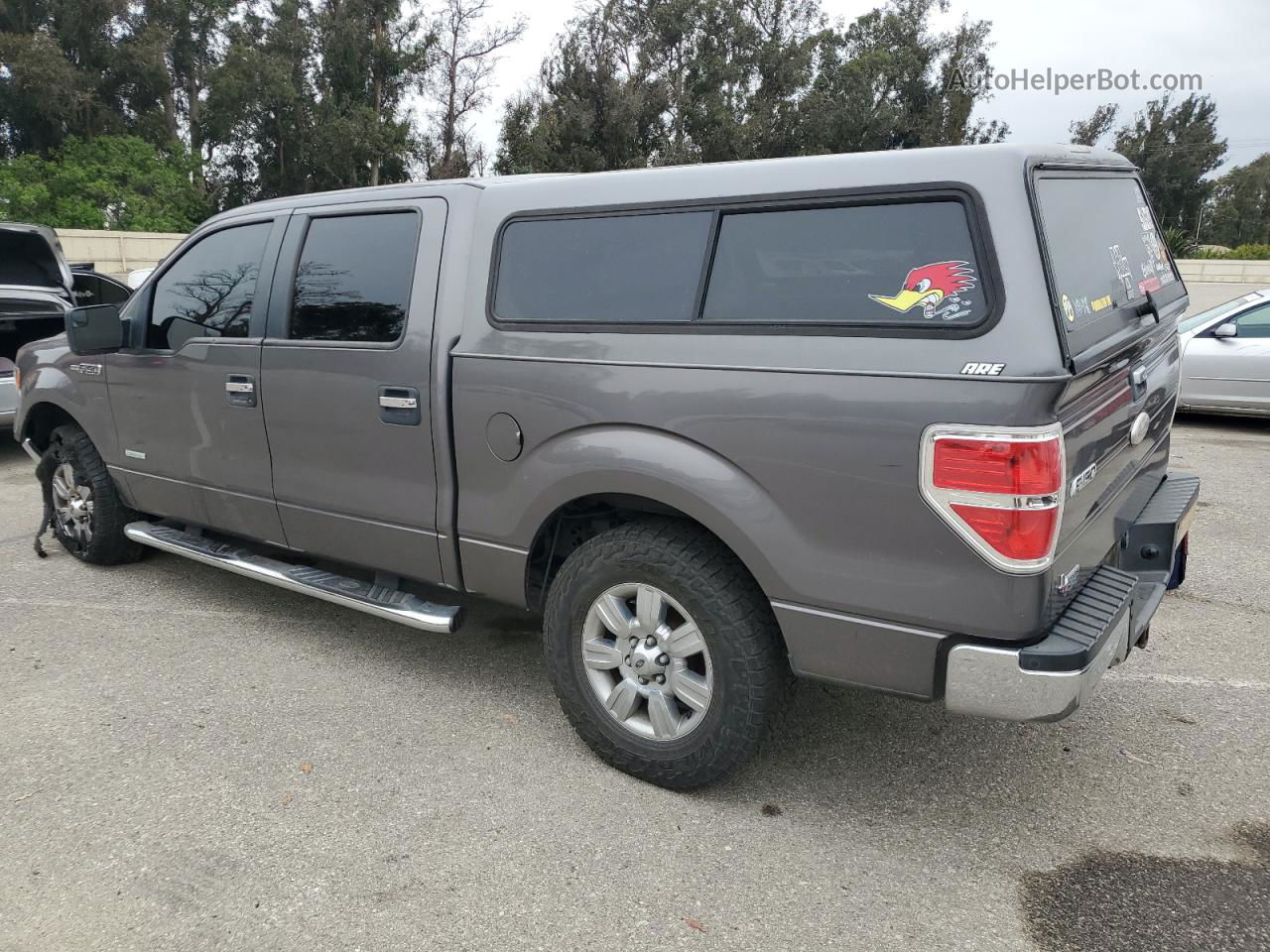 2011 Ford F150 Supercrew Gray vin: 1FTFW1CT5BKD93800