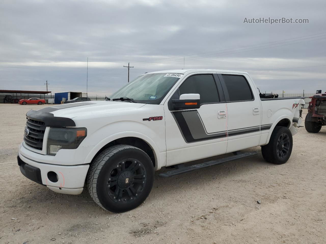 2014 Ford F150 Supercrew White vin: 1FTFW1CT5EFB94601