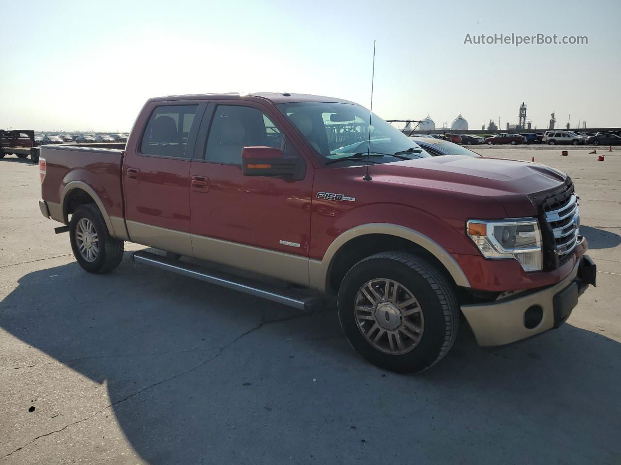 2014 Ford F150 Supercrew Red vin: 1FTFW1CT5EKE50324