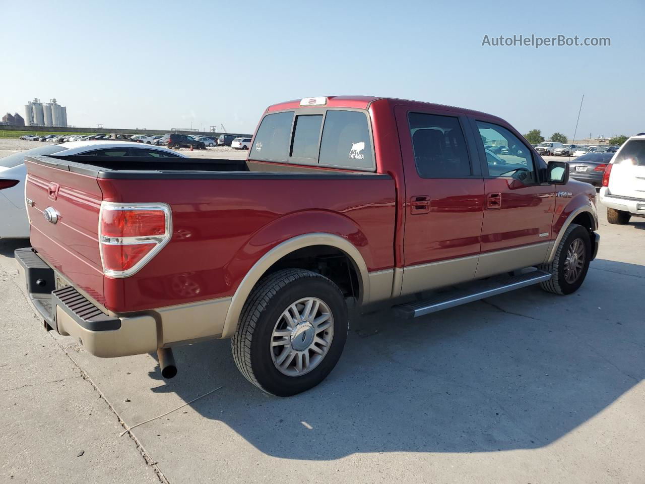 2014 Ford F150 Supercrew Red vin: 1FTFW1CT5EKE50324