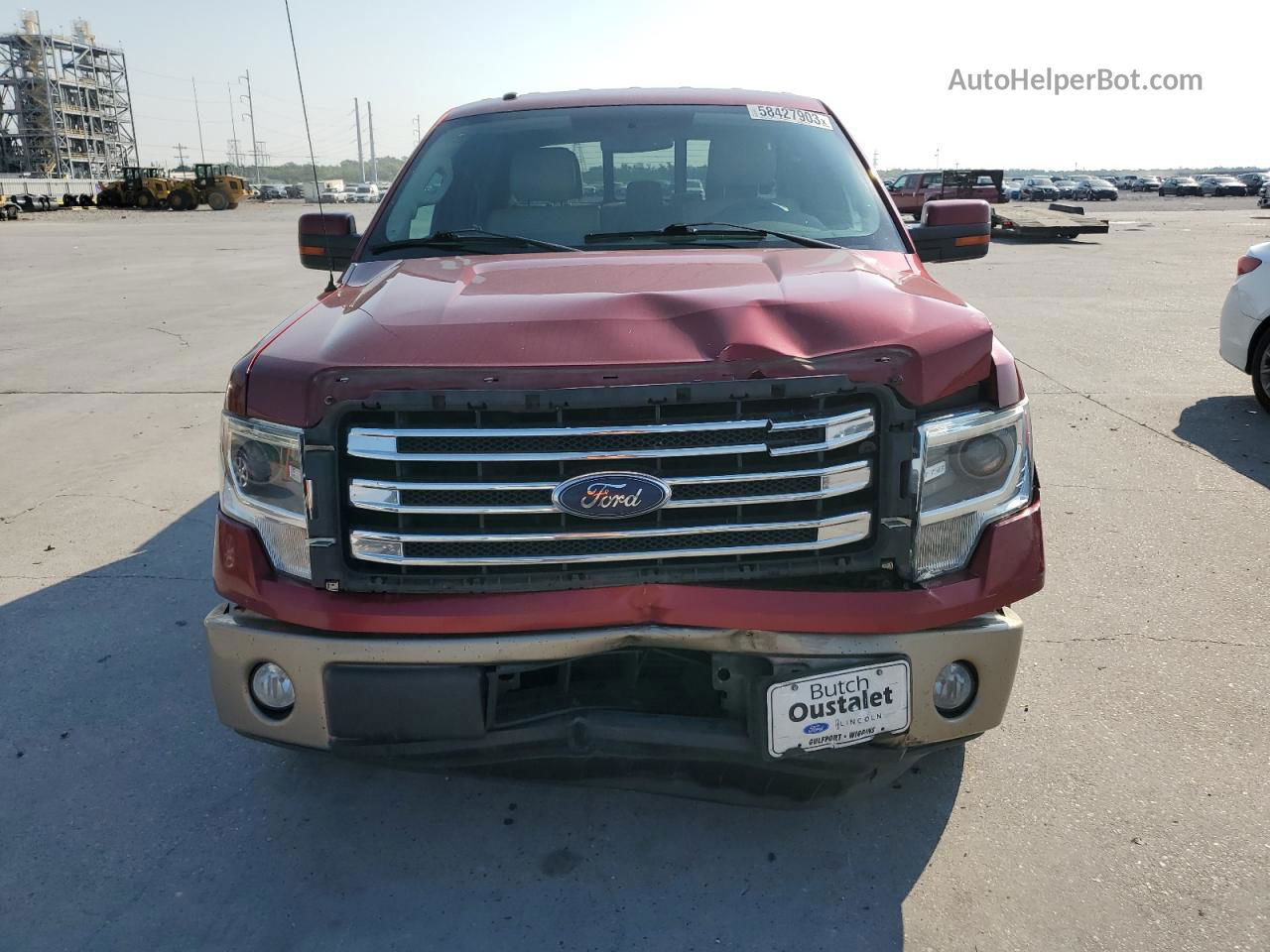 2014 Ford F150 Supercrew Red vin: 1FTFW1CT5EKE50324