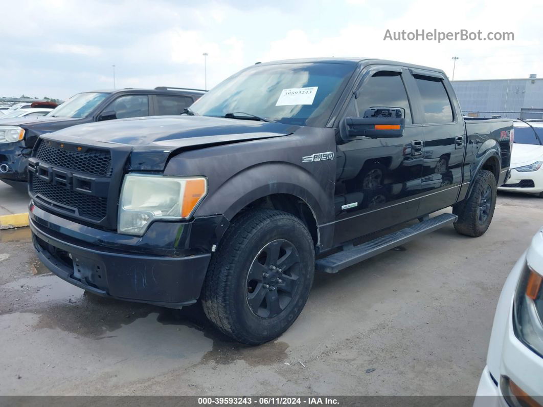 2014 Ford F-150 Fx2 Black vin: 1FTFW1CT5EKF18508