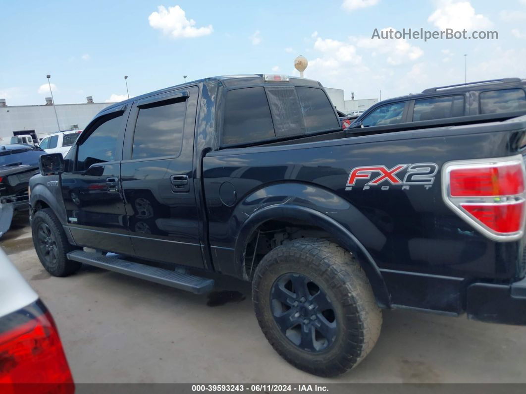 2014 Ford F-150 Fx2 Black vin: 1FTFW1CT5EKF18508