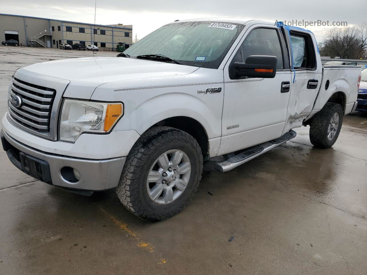 2011 Ford F150 Supercrew Белый vin: 1FTFW1CT7BKD81132