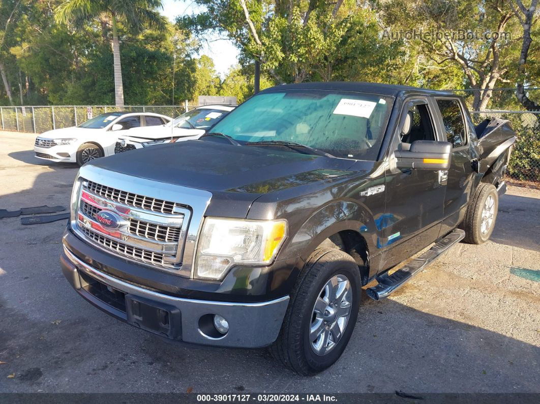 2014 Ford F-150 Xlt Black vin: 1FTFW1CT8EFA98350