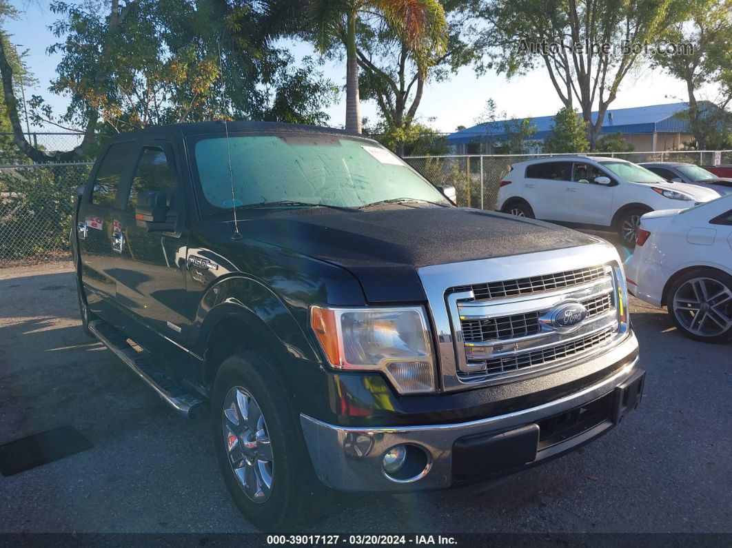 2014 Ford F-150 Xlt Black vin: 1FTFW1CT8EFA98350