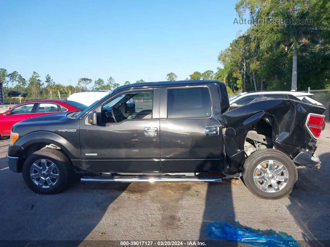 2014 Ford F-150 Xlt Black vin: 1FTFW1CT8EFA98350