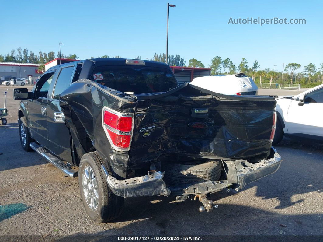 2014 Ford F-150 Xlt Black vin: 1FTFW1CT8EFA98350