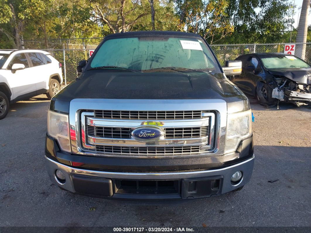 2014 Ford F-150 Xlt Black vin: 1FTFW1CT8EFA98350