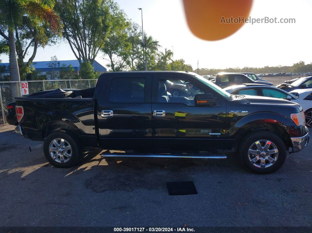 2014 Ford F-150 Xlt Black vin: 1FTFW1CT8EFA98350